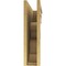 Ekena Millwork 8"W x 32"D x 32"H Thin Highland Rough Cedar Woodgrain TimberThane Corbel, Primed Tan CORUR08X32X32HLDRCPR - alternate 3